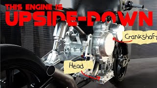 Fascinating 8,500 RPM Upside-Down 3-Cylinder