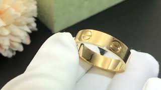 18k yellow gold ring