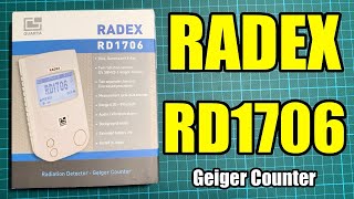 Radex RD1706 - Geiger Counter - Radiation Detector