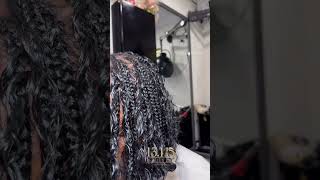 Checking my Short braids and twist #howto #braids #afrohair #hairstyles #haircare #shorts #salon