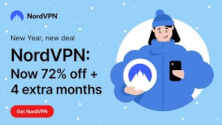 NordVPN New Year’s deal: 2-year plan at 72% off + 4 extra months 🎉