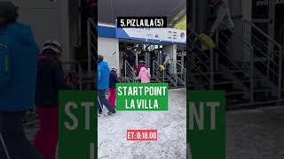 Alta Badia Ski Tips: Quickest way to reach Corvara for Sellaronda from Badia & La Villa #shorts