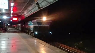 Monstrous..!! LHF WDP4 UBL Leds AJMER MYSURU Express Raging at 130 KMPH