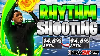 RHYTHM SHOOTING IS GAME BREAKING IN NBA 2K25!! FULL BREAKDOWN  ON RHYTHM SHOOTING AND SETTINGS!