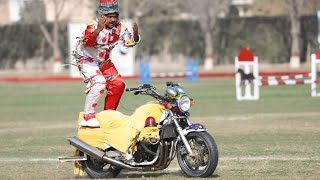 Pakistan Military Police Trick Rider Team Lahore | Motorcycle escorts extreme training