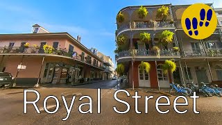 Walking in New Orleans - A Morning in Royal Street