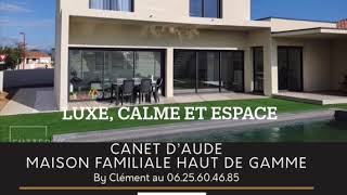 Maison moderne à vendre à Canet d'Aude