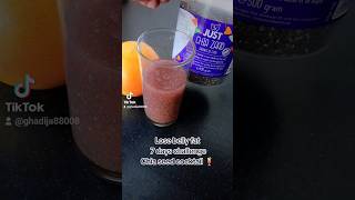 lose belly fat 7 days challenge. chia seed healthy weightloss.