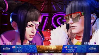 Juri vs Manon : Street Fighter 6