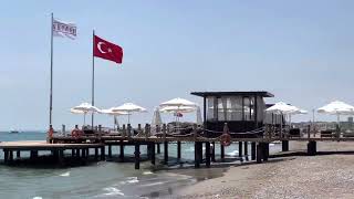 VOYAGE BELEK Турция видео обзор пляжа июль 2022 год