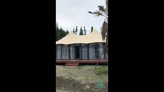 80 Sqm Large Glamping Tent  | 4-6 Man Glamping Tent  | Family Tent