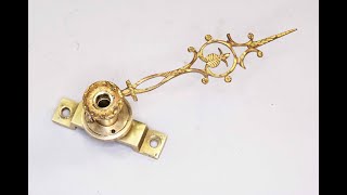 #028 - Making a new hour pipe hand seat for a nineteenth century longcase / tallcase clock