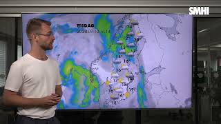 Väderprognos v.37 mån-ons