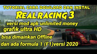 tutorial cara download dan instal real racing 3 versi mod apk unlimited money