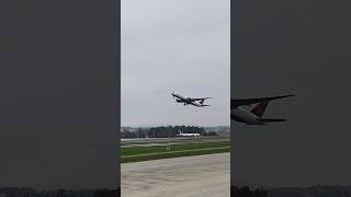 Air Canada Boeing 777 takeoff at Zurich Airport