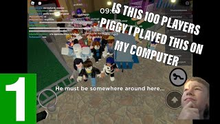 Roblox piggy but 100 PLAYERS