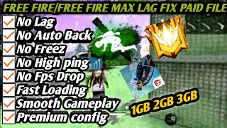 Free Fire Lag Fix Low End Device Paid Version Smooth Gameplay 1GB2GB3GB RAM#freefirelagfixconfigfile