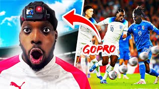 I Wore a GO PRO in a Professional Football Match!