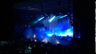 Arctic Monkeys concert open air theatre August 2014