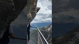 First cliff walk Grindelwald #switzerland 🇨🇭 #wandererduo