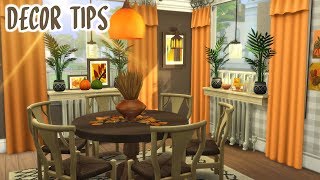 DECORATING TIPS FOR FALL 🍁 | Sims 4 Building Tutorial