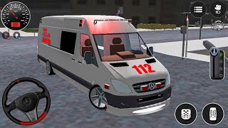 Acil Ambulans Minibüsü Sürüş Simülatör Oyunu - Ambulans Şoförü 2024 - Android GamePlay