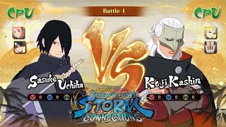 Sasuke Team VS Koji Kashin| Boruto x Naruto ultimate ninja storm connections  #narutoshippuden #ps5