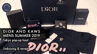 Dior and KAWS Mens/Homme Tokyo Pop-up Haul Unboxing (Kim Jones’ first collection)