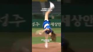 Some Craziest K-Pop Idol Baseball Pitches #kpop #shortvideo