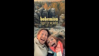 Bohemian Switzerland Road-Trip From Prague #shorts