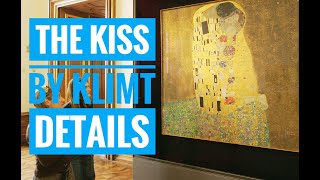 The Kiss by Gustav Klimt details