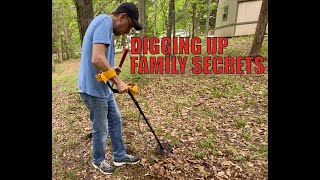 We dig up the family secret left by his late Dad in 2017.