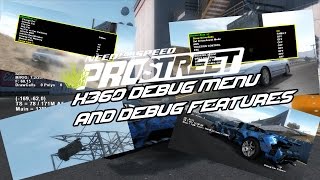 NFS ProStreet Prototype: X360 Debug Menu and Debug Features