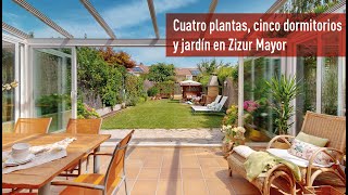 Comprar casa en Zizur: Chalet de cuatro plantas, con cinco dormitorios y jardín en calle Astrain