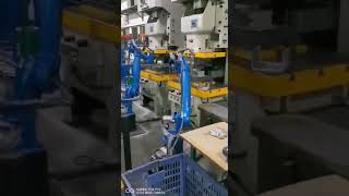 Robot integration project-Loading and unloading robot for the press machine|XINTU Automation 2023