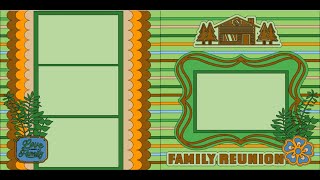 Family Reunion Scrapbook Page Idea