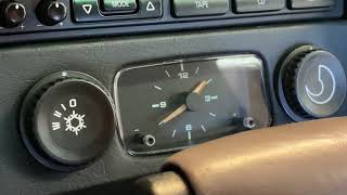 1994 Porsche 928 GTS Clock