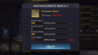 Over 1500 on Enigma Ingot😱😱 - ENCHANTMENT RESULT👎 - KOA - Equipment upgrade - King of Avalon