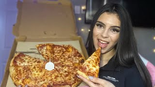 Asmr|| Pizza Mukbang🍕(cupped eating sounds)