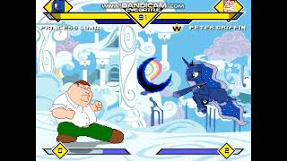 Mugen #1163 Princess Luna vs Peter Griffin