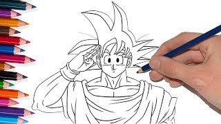 COME DISEGNARE GOKU w/ FenixArt