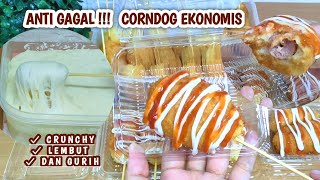 ANTI GAGAL‼️RESEP CORNDOG EKONOMIS - COCOK UNTUK CEMILAN DIRUMAH