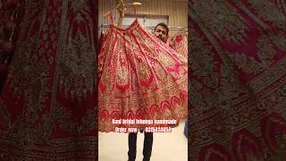 designer Rani bridal lehenga choli shopping Chandni Chowk #lehenga #lahengacholi #shorts #bridal