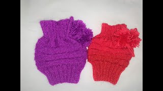 Very Easy Baby Woolen Girl cap Design[Easy and Simple]