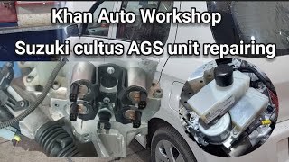 Suzuki cultus AGS unit repairing Khan auto workshop