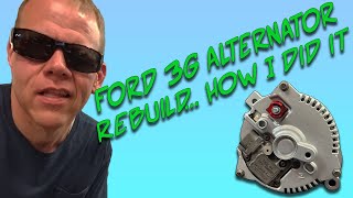 The 89G - Ford 3G Alternator Rebuild; Bearings, Rectifier, Rotor, Brushes, Slip Ring