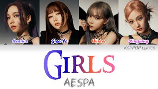 aespa (에스파) - Girls Colour Coded Lyrics (Han/Rom/Eng)