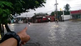 Taga biwang na baha along  mc arthur hiway Valenzuela city