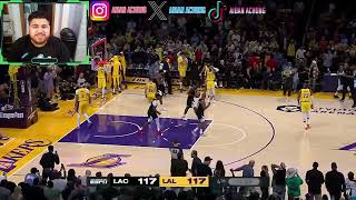 LEBRON JAMES GOES NUCLEAR!!! Los Angeles Clippers vs Los Angeles Lakers Reaction!!