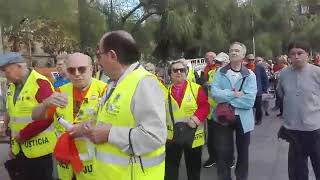 Marea pensionista volta a la Plaça Universitat de BCN 15 octubre 2018